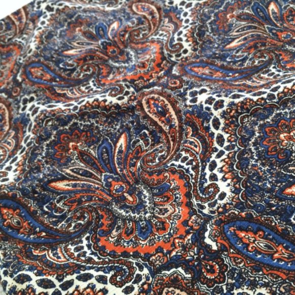 J CREW Cotton Stretch Paisley Print Pencil Skirt - Picture 5 of 7